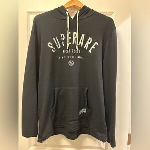 Superare Fight Shop Fights Good Hoodie boxing dark gray streetwear